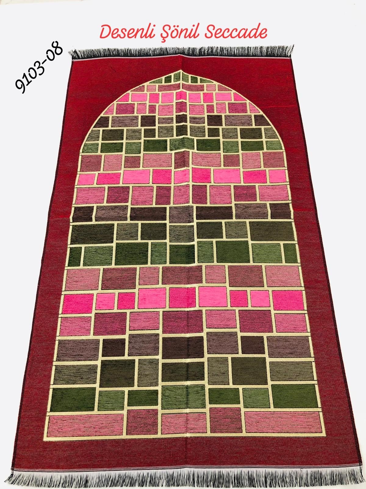 9103 Desenli Şönil Seccade