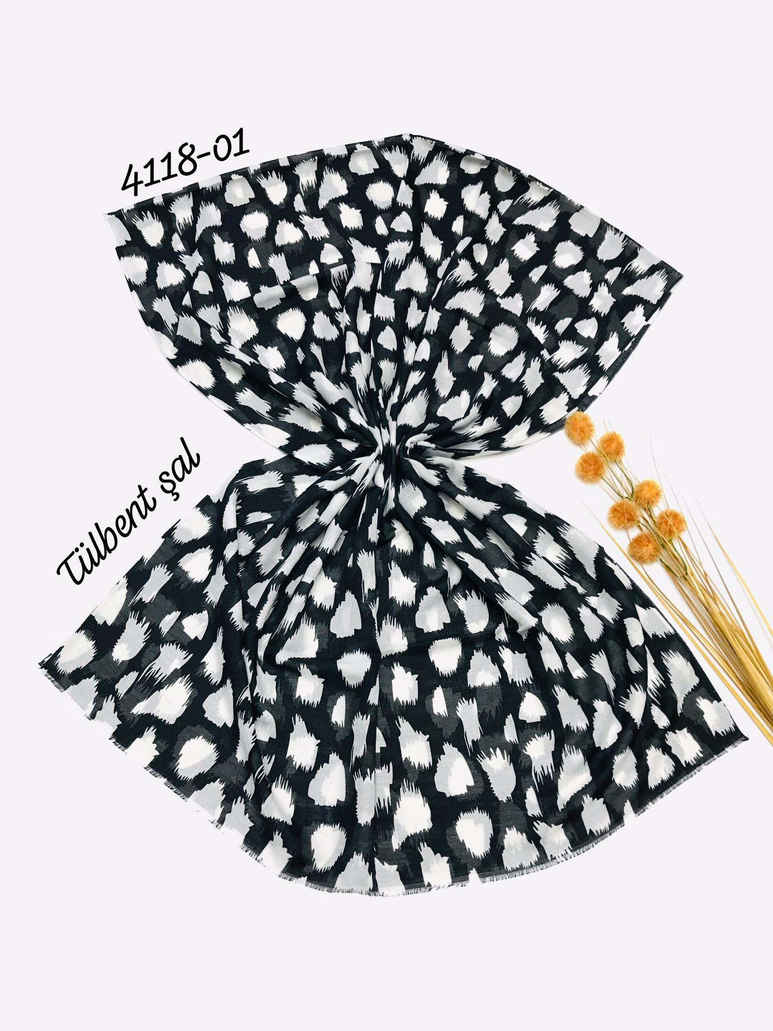 4118 Tülbent Şal