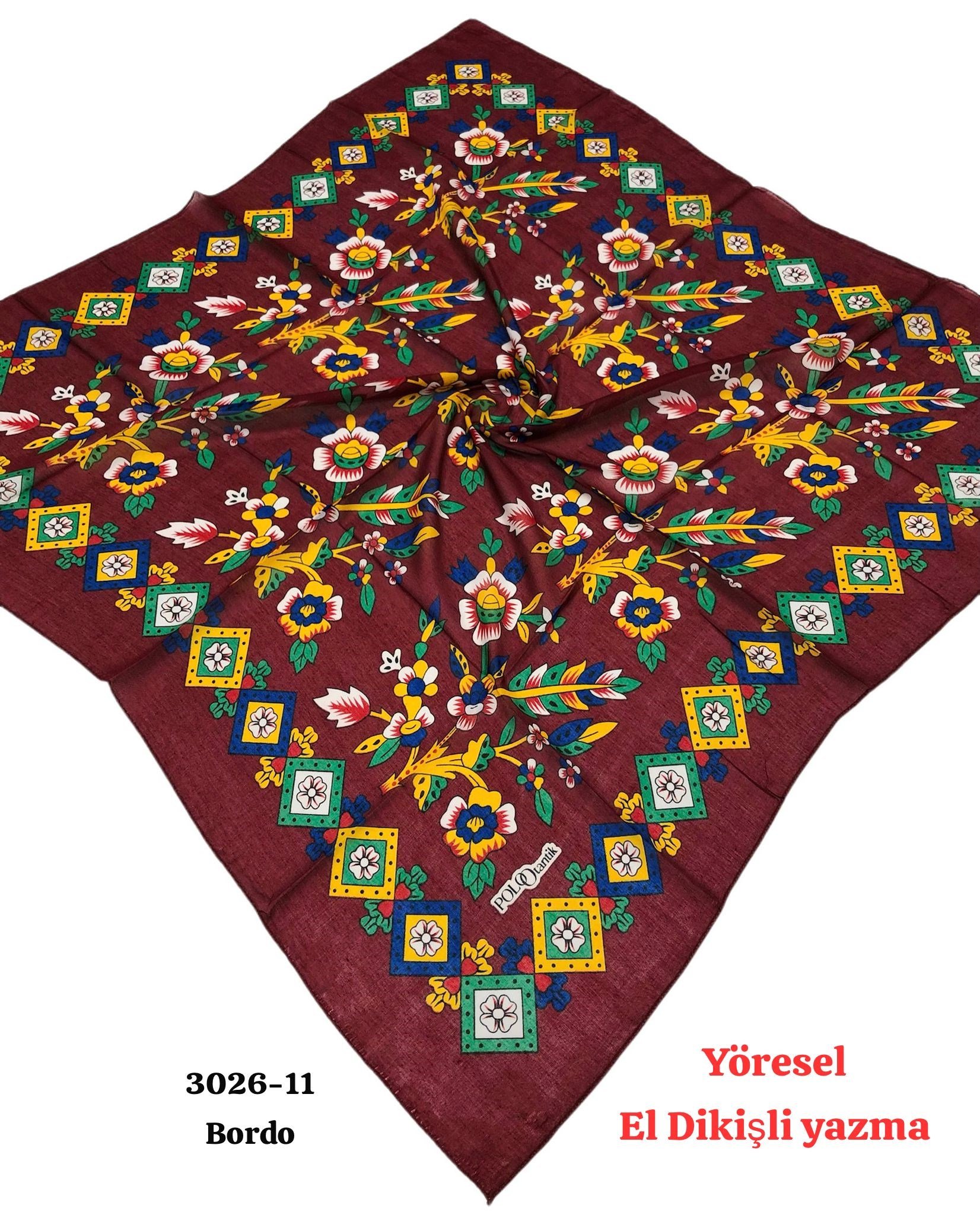 3026 Yöresel El Dikişli Yazma