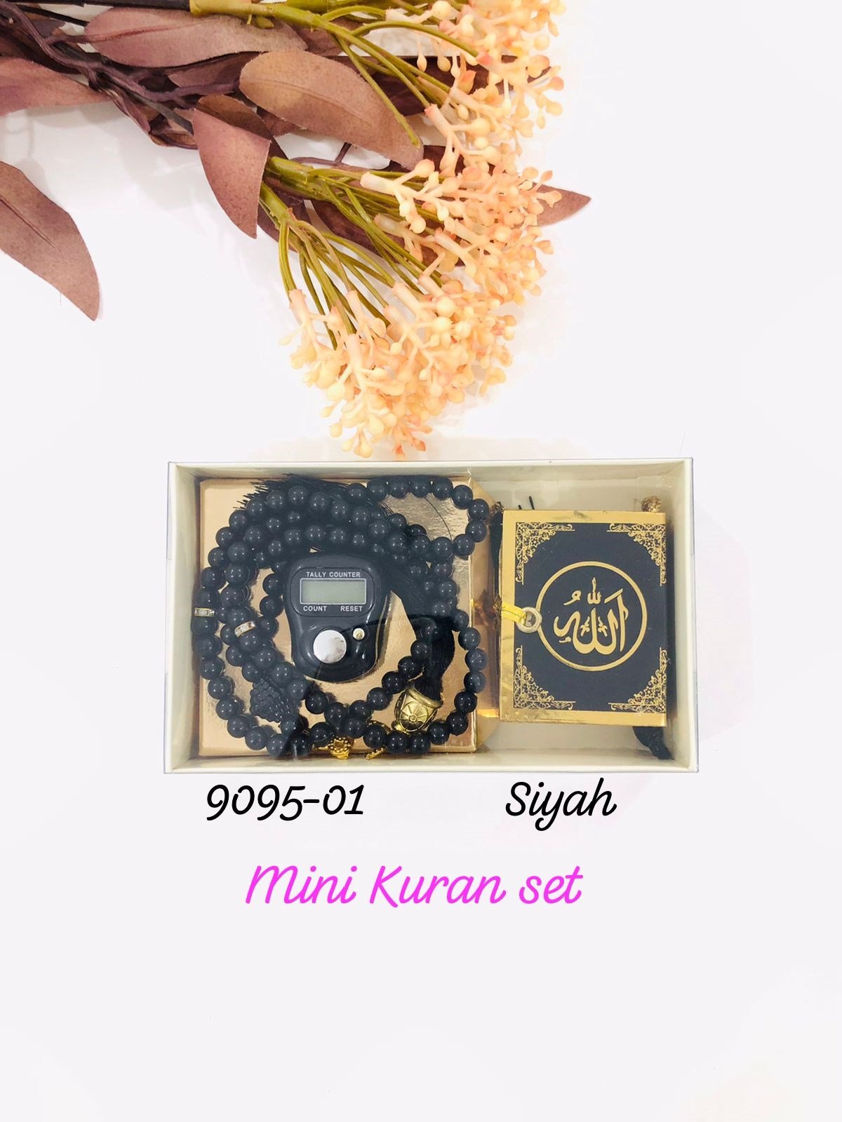 9095 Mini Kuran Tesbih Zikirmatik Set