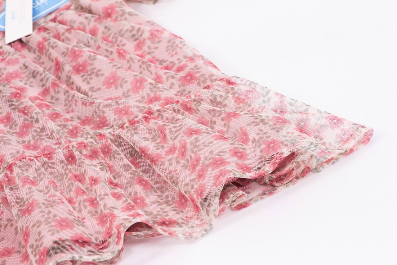 ÇİÇEKLİ TÜL ELBİSE