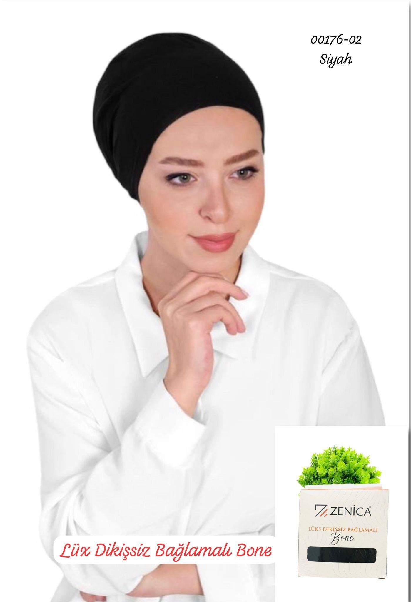 00176 Lüks Dikişsiz Bağlamalı Bone