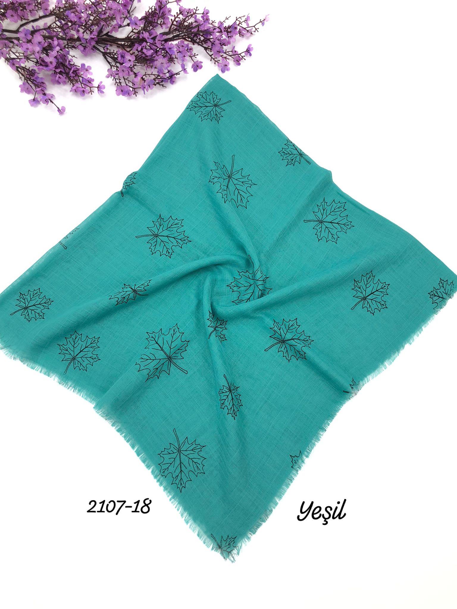 2107 Flamlı Pamuk Eşarp