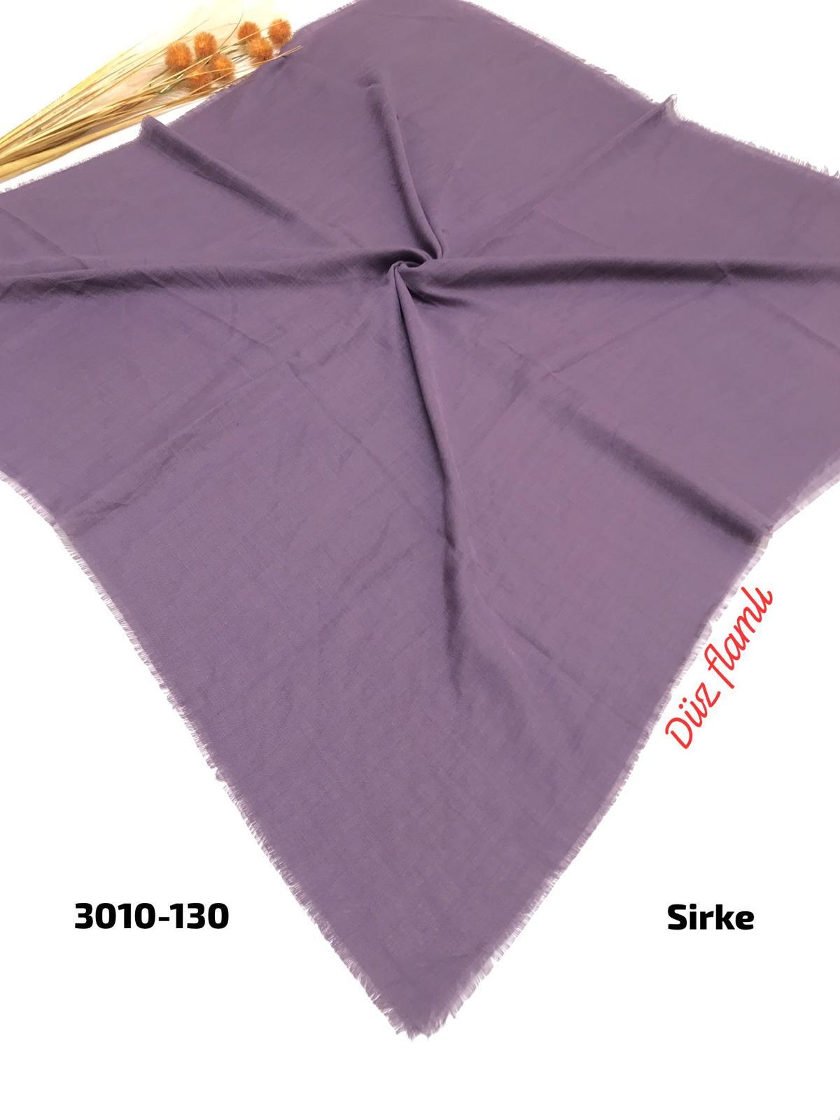 3010 Düz Flamlı Eşarp