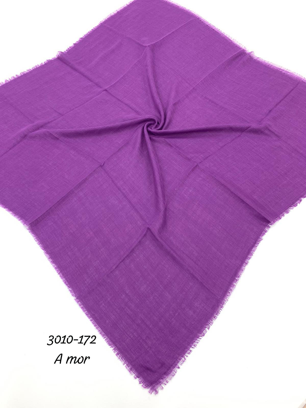 3010 Düz Flamlı Eşarp