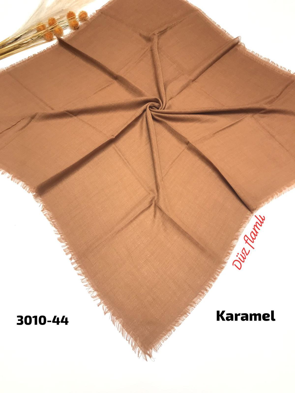 3010 Düz Flamlı Eşarp