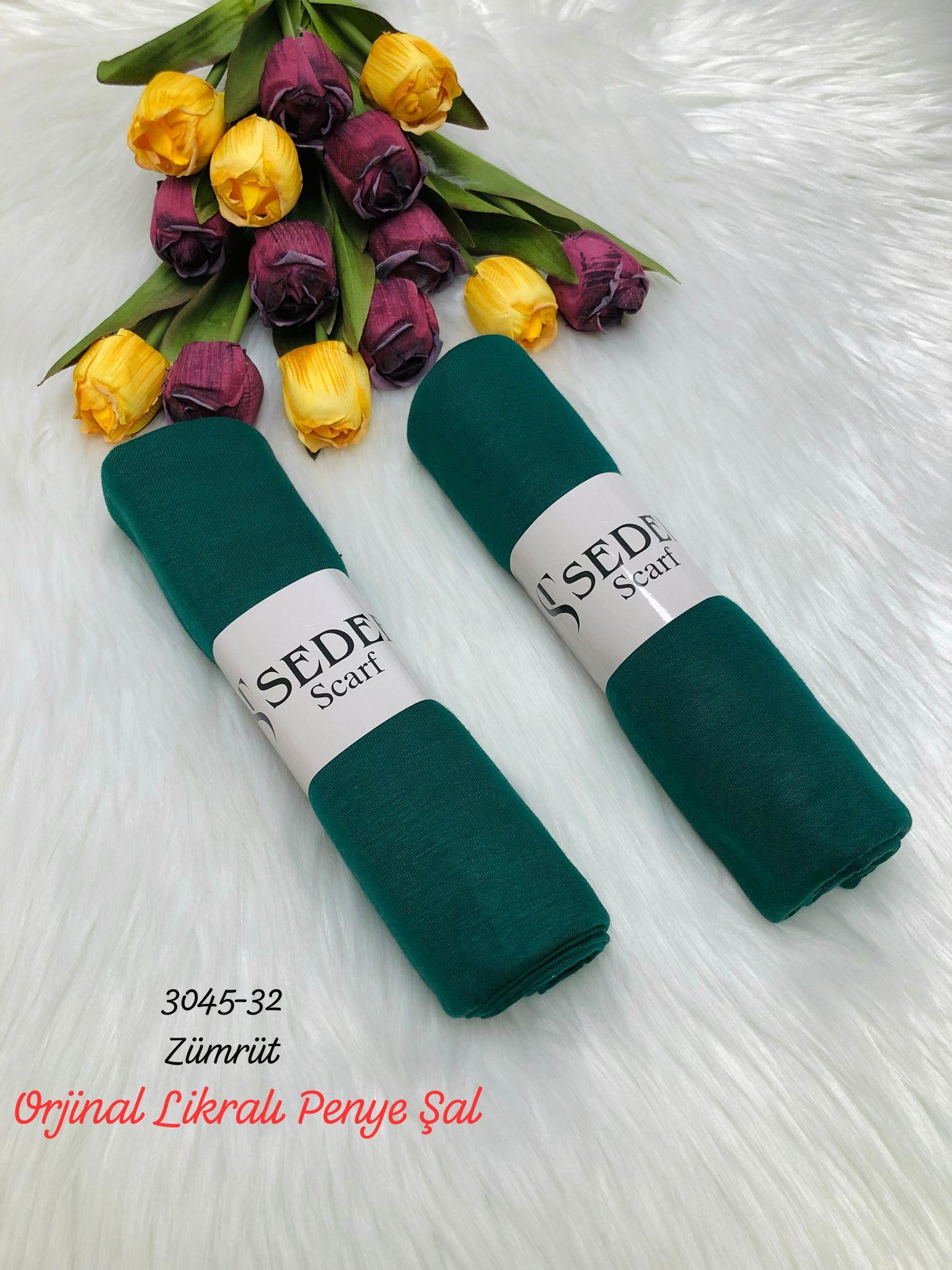 3045 Lüks Likralı Penye Şal