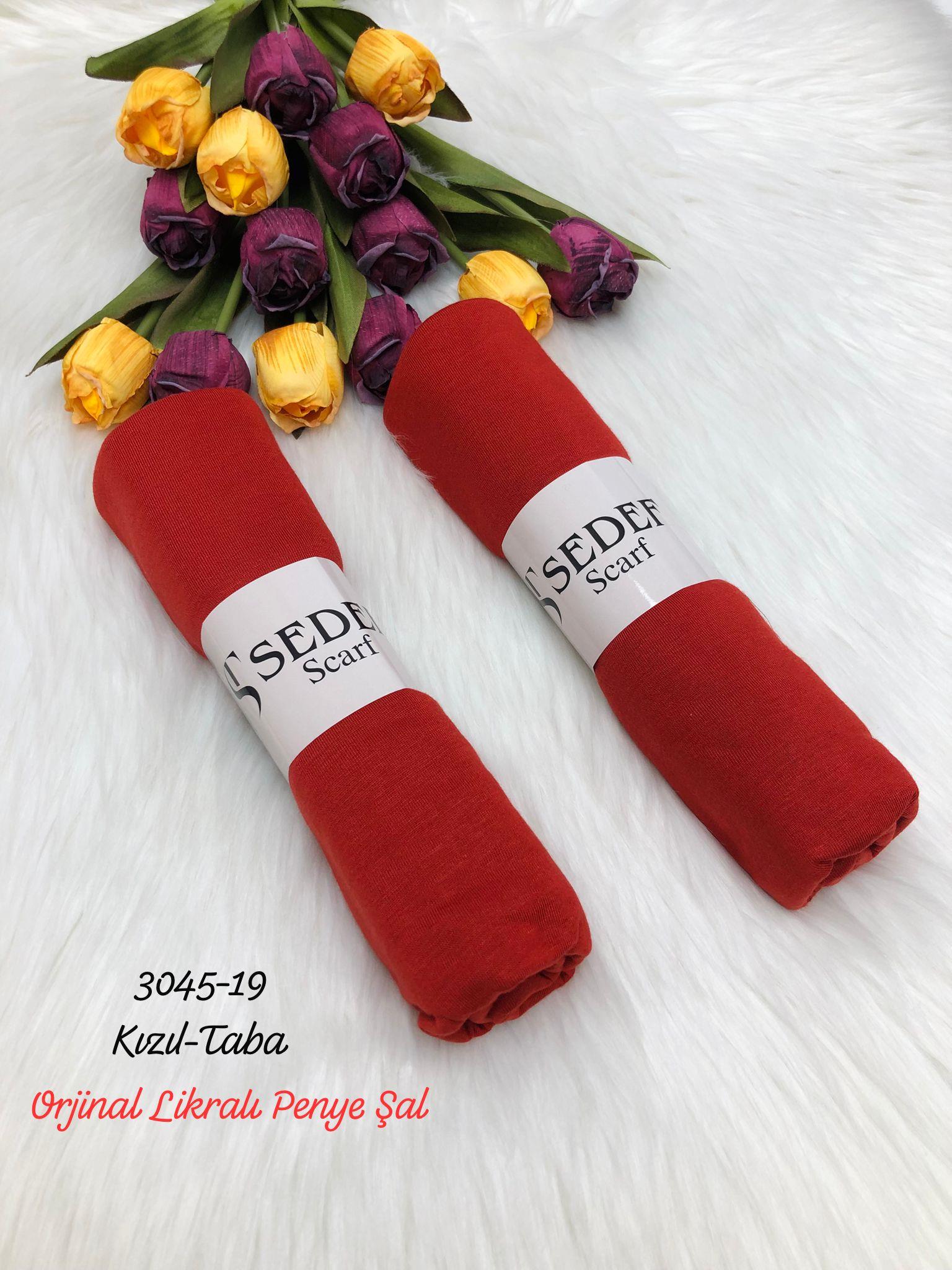 3045 Lüks Likralı Penye Şal