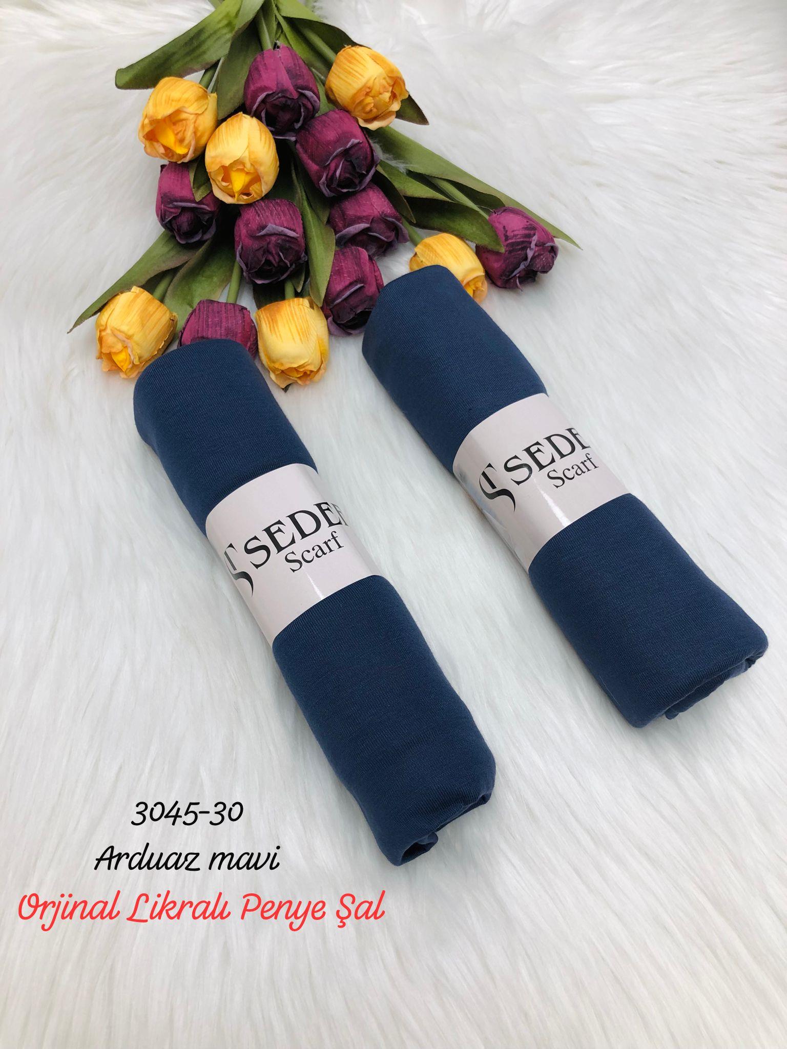 3045 Lüks Likralı Penye Şal