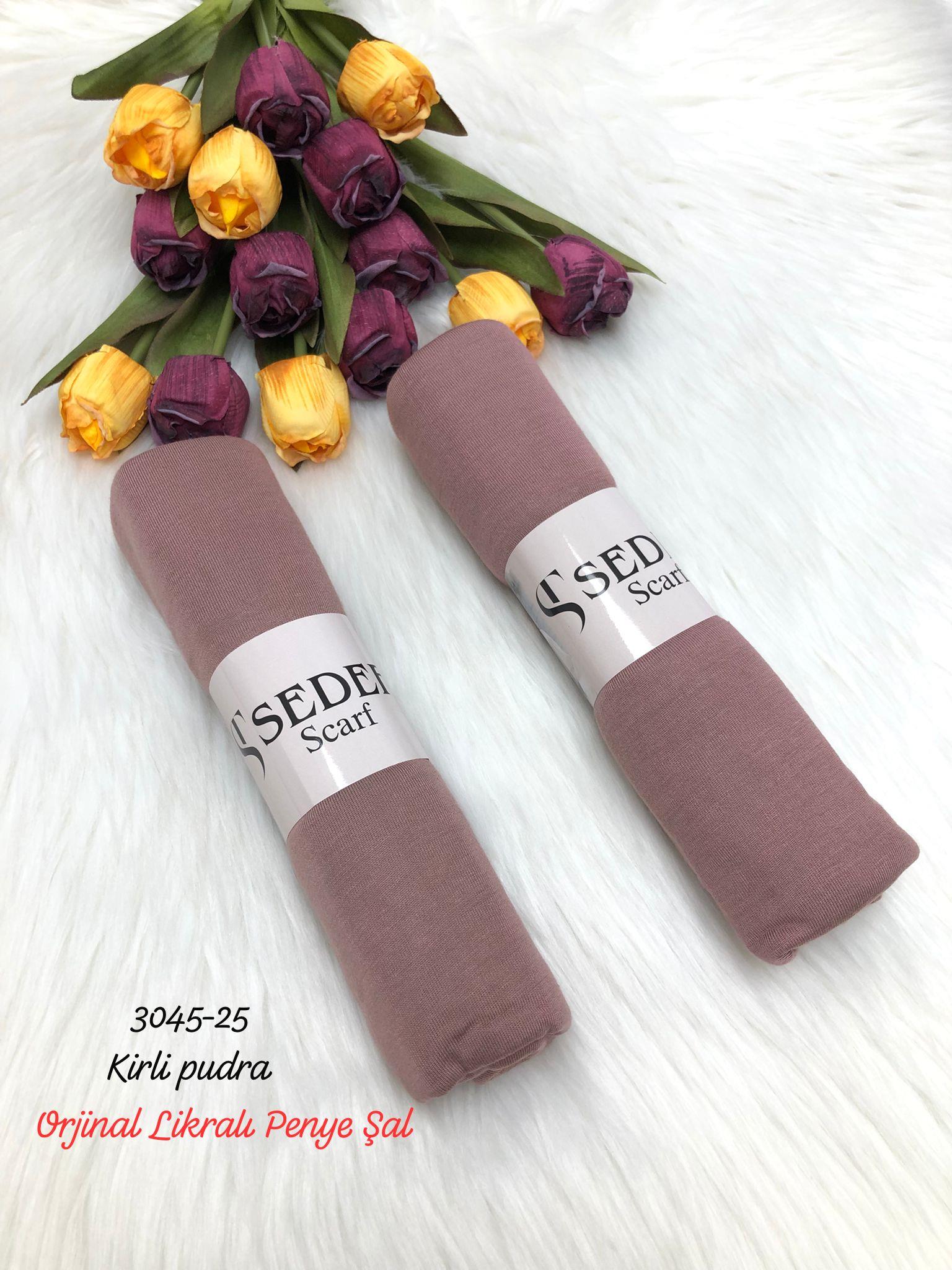 3045 Lüks Likralı Penye Şal