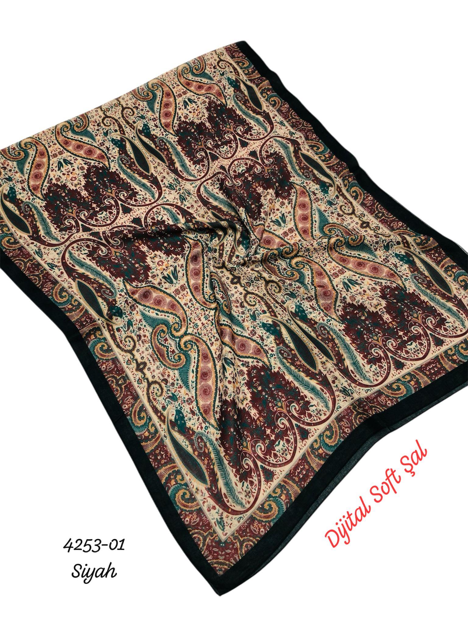 4253 Dijital Soft Şal