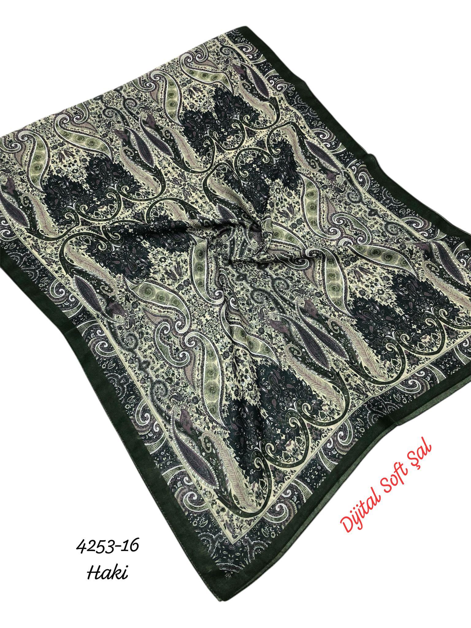 4253 Dijital Soft Şal