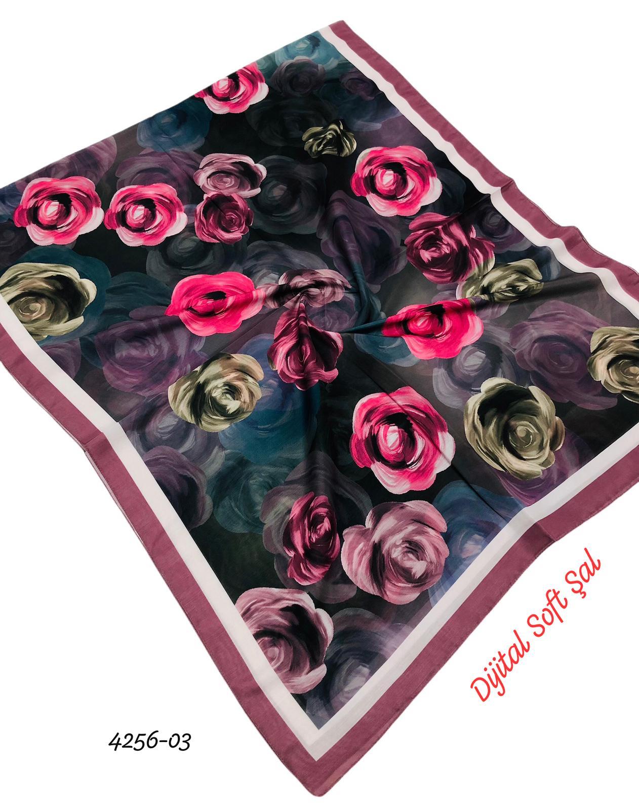 4256 Dijital Soft Şal