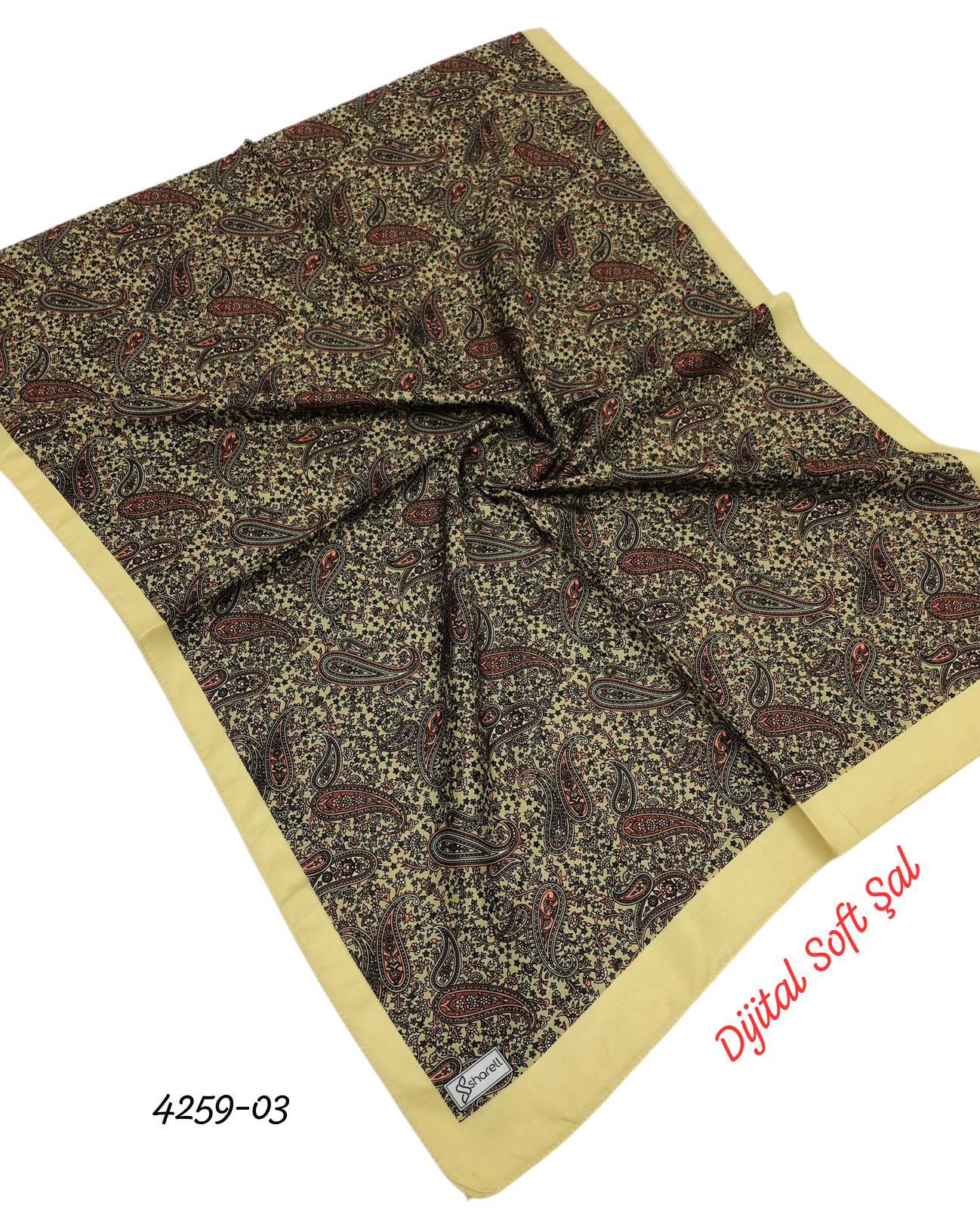 4259 Dijital Soft Şal