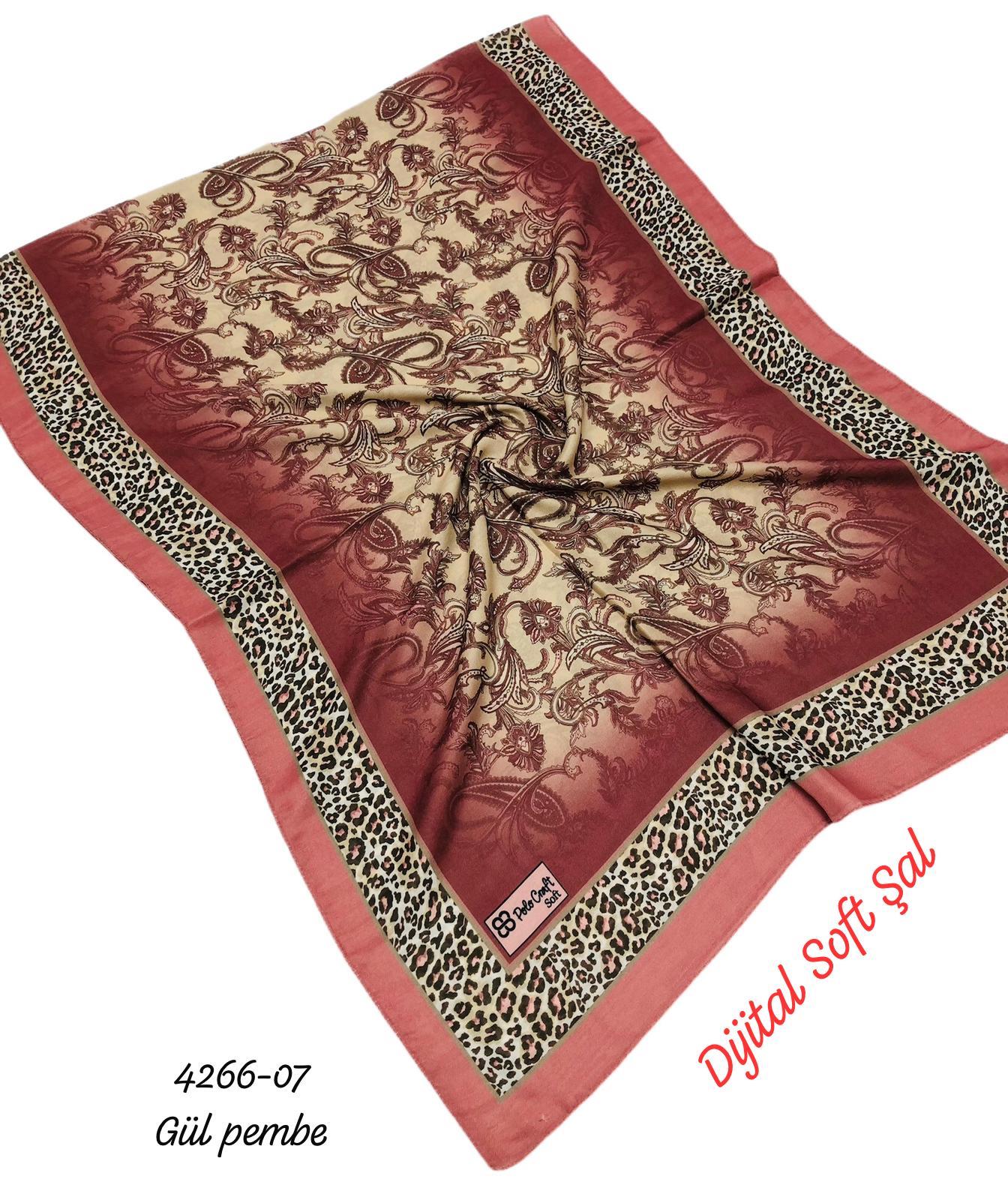 4266 Dijital Soft Şal