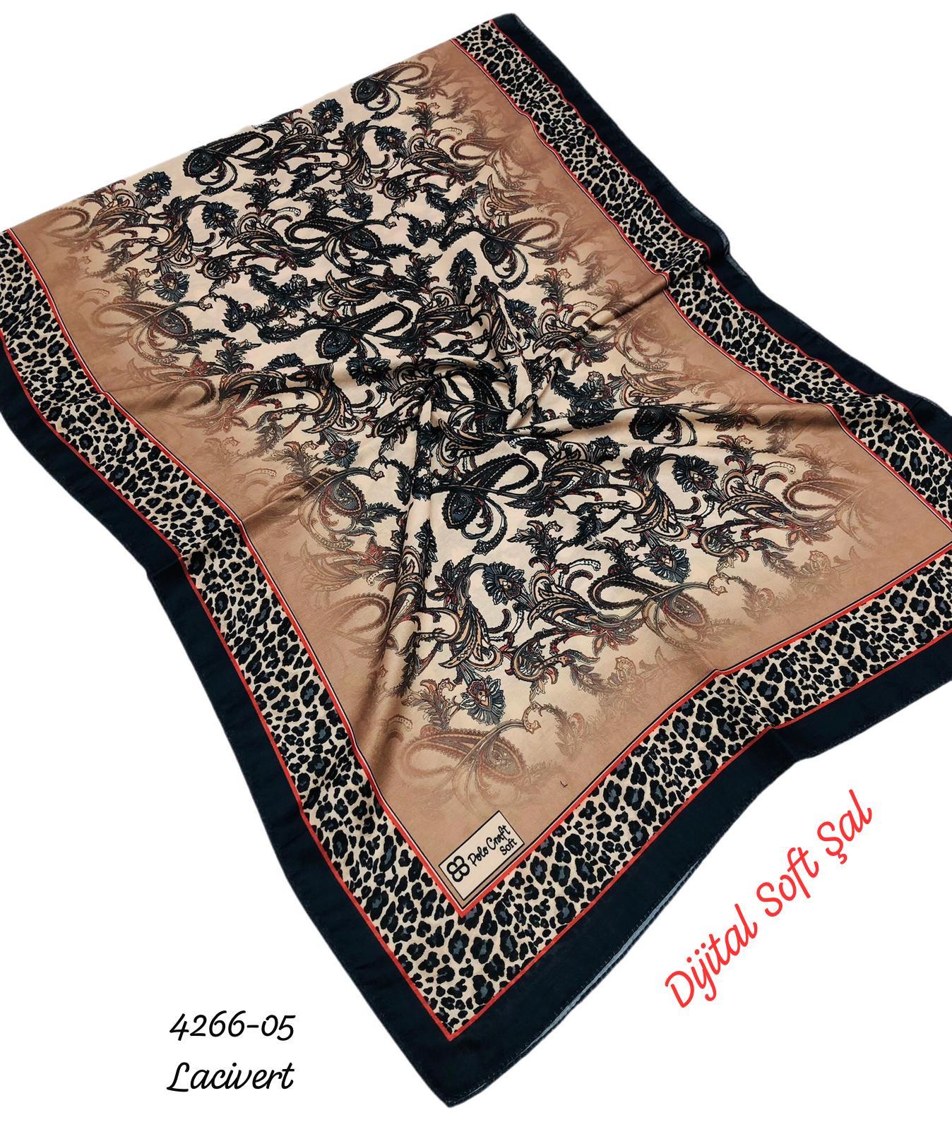 4266 Dijital Soft Şal