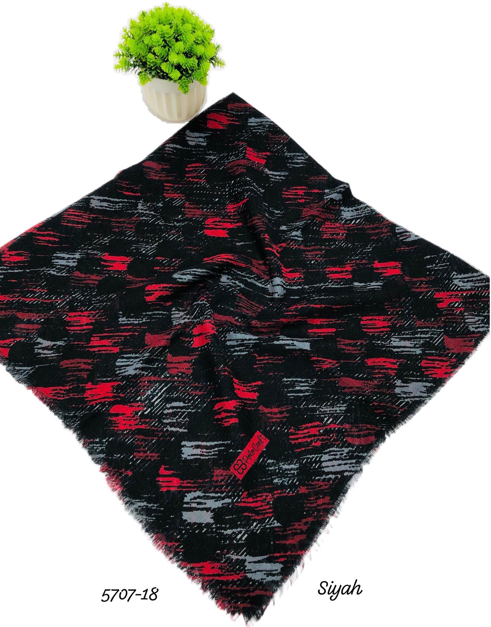 5707 Flamlı Pamuk Eşarp