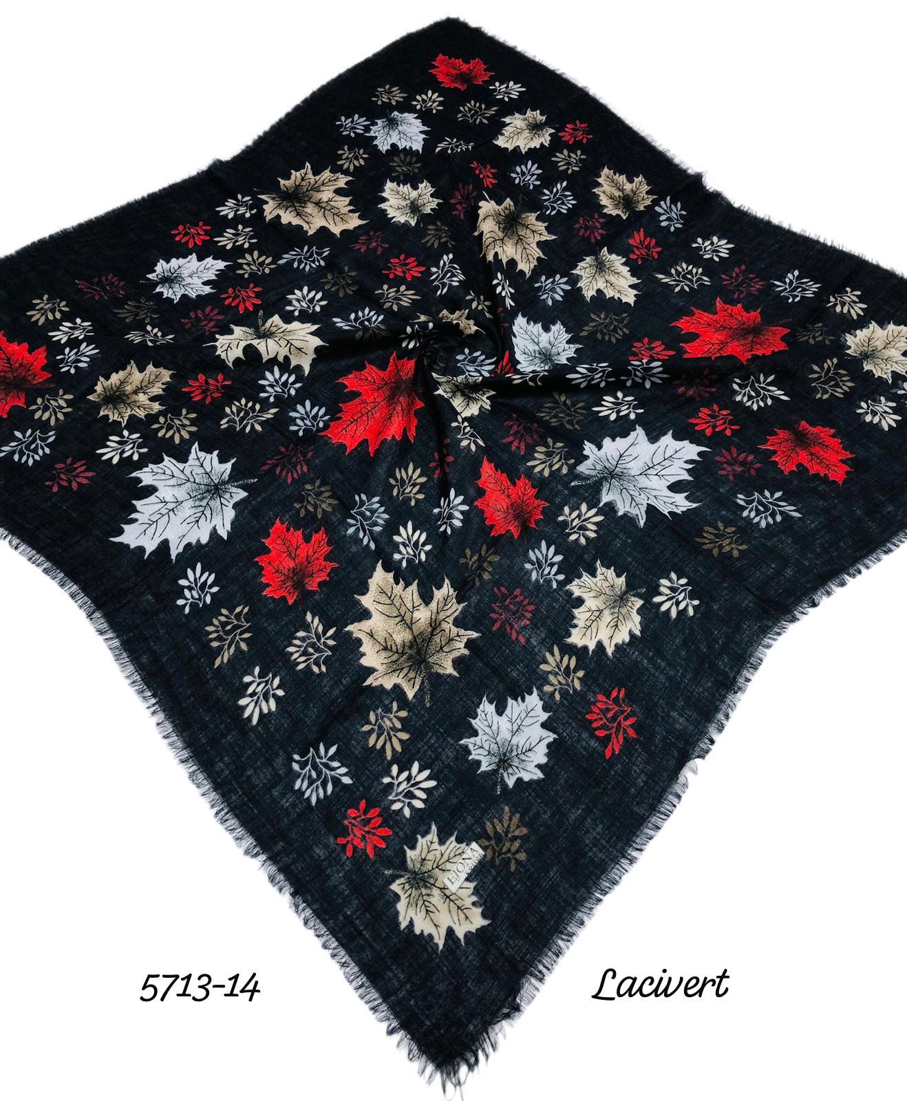 5713 Flamlı Pamuk Eşarp