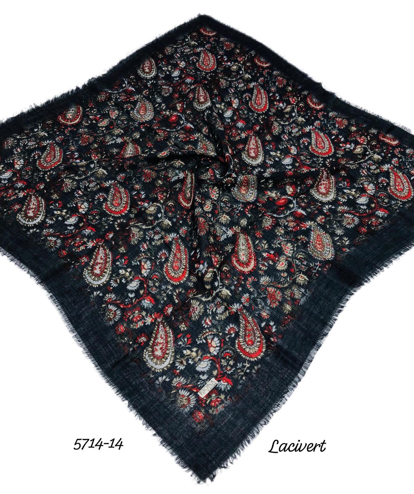 5714 Flamlı Pamuk Eşarp