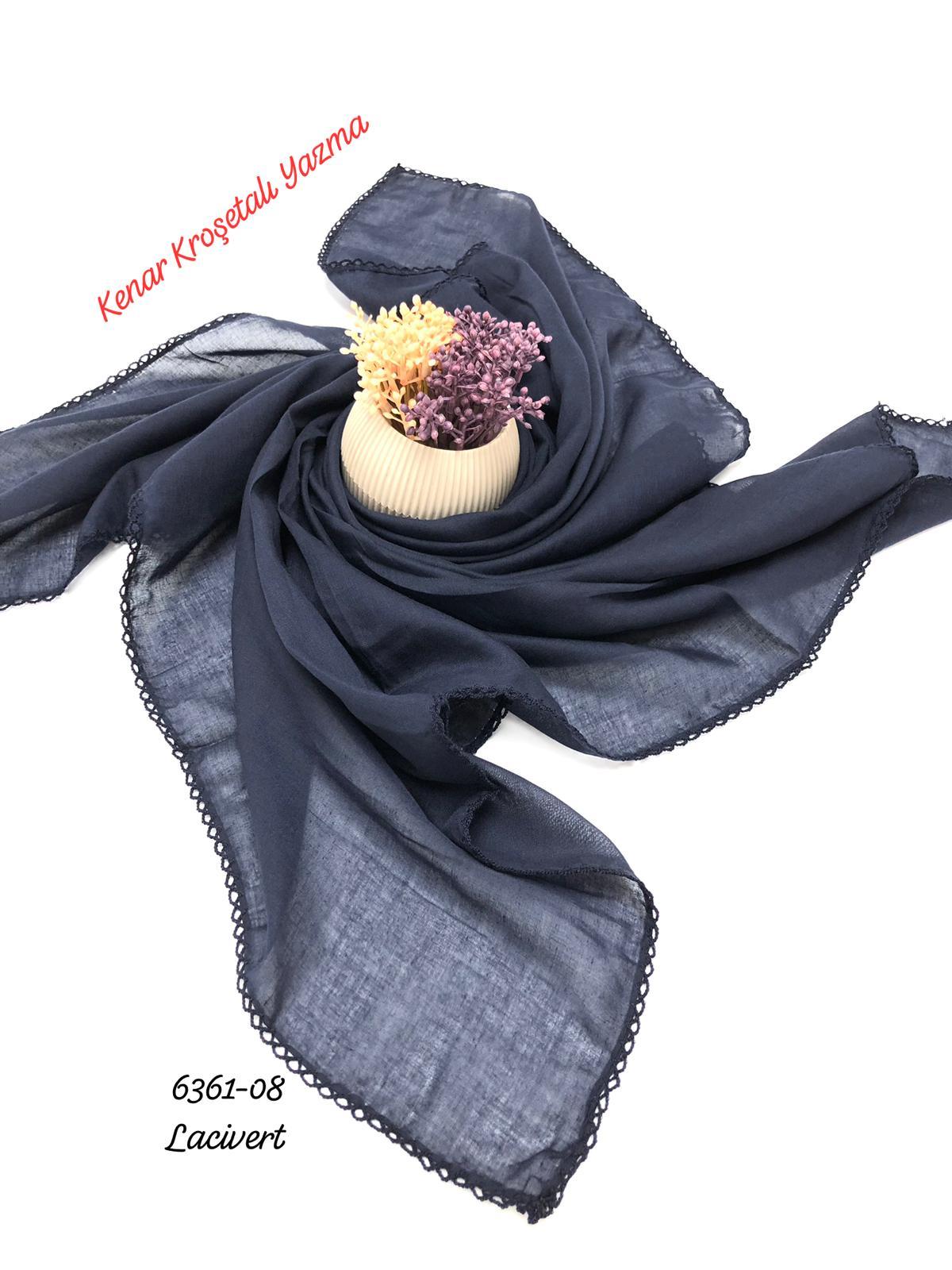 6361 Düz Kenar Kroşetalı (Tığlı ) Yazma