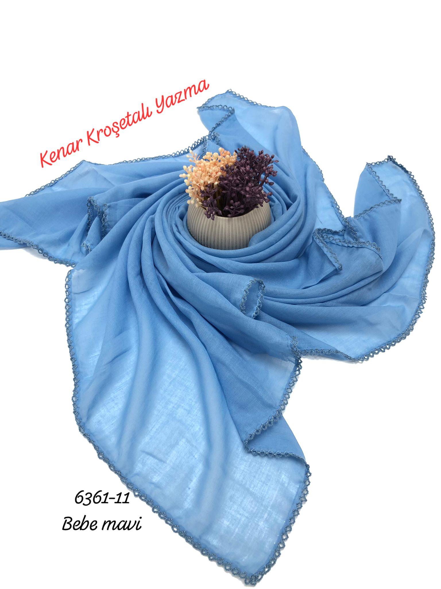 6361 Düz Kenar Kroşetalı (Tığlı ) Yazma
