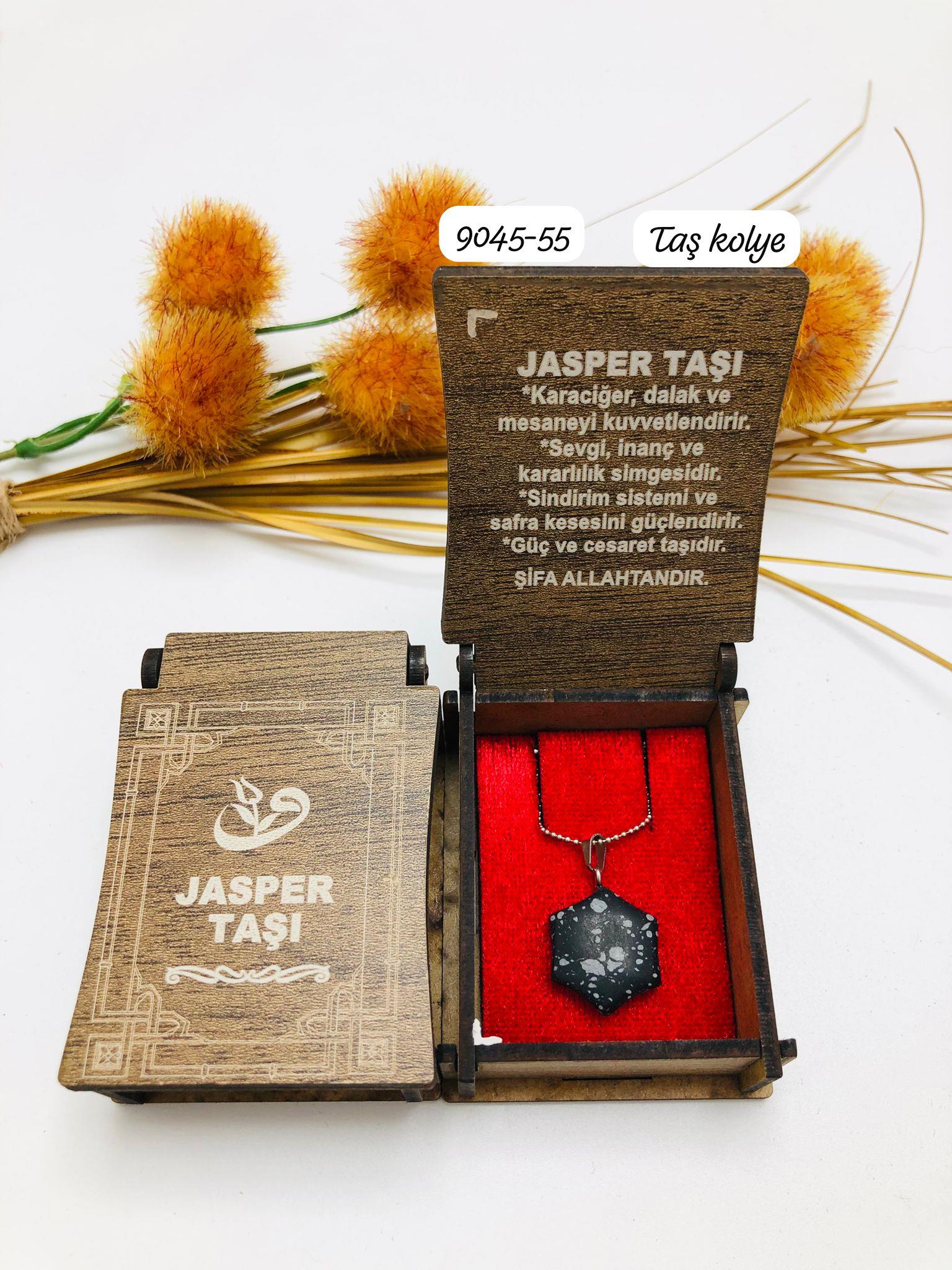 9045 Kutulu Taş Kolye