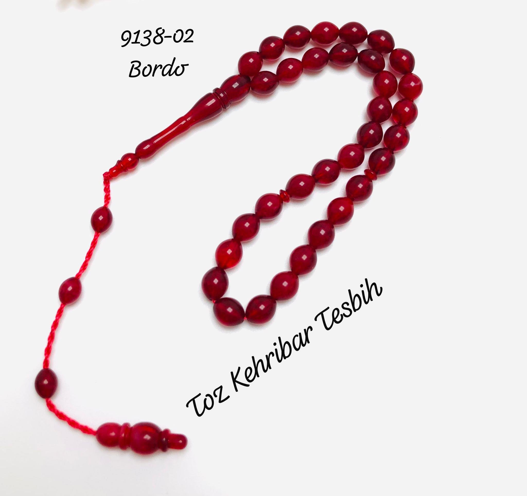 9138 Toz Kehribar Tesbih
