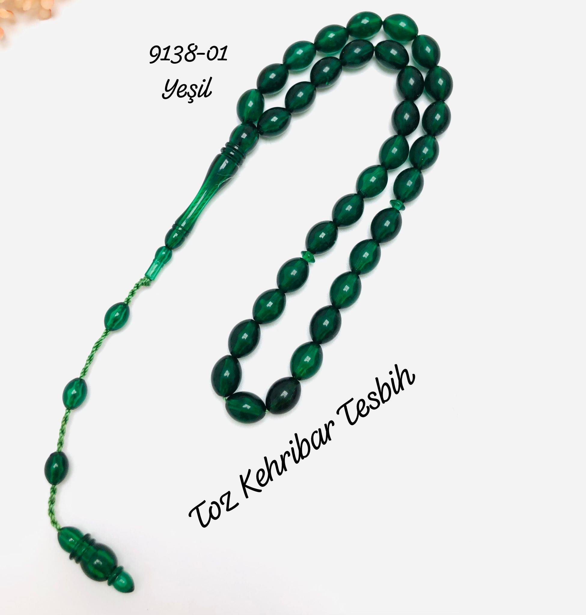 9138 Toz Kehribar Tesbih