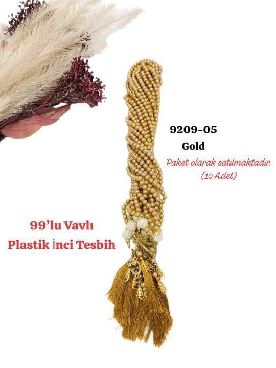 9209 99'lu Vavlı Plastik Tesbih