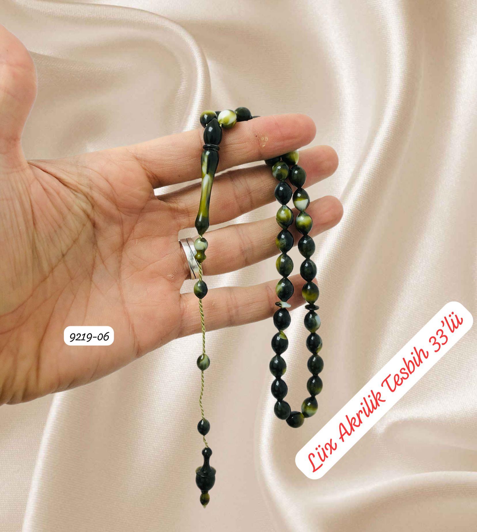 9219 Lüks Akrilik Tesbih 33'lü