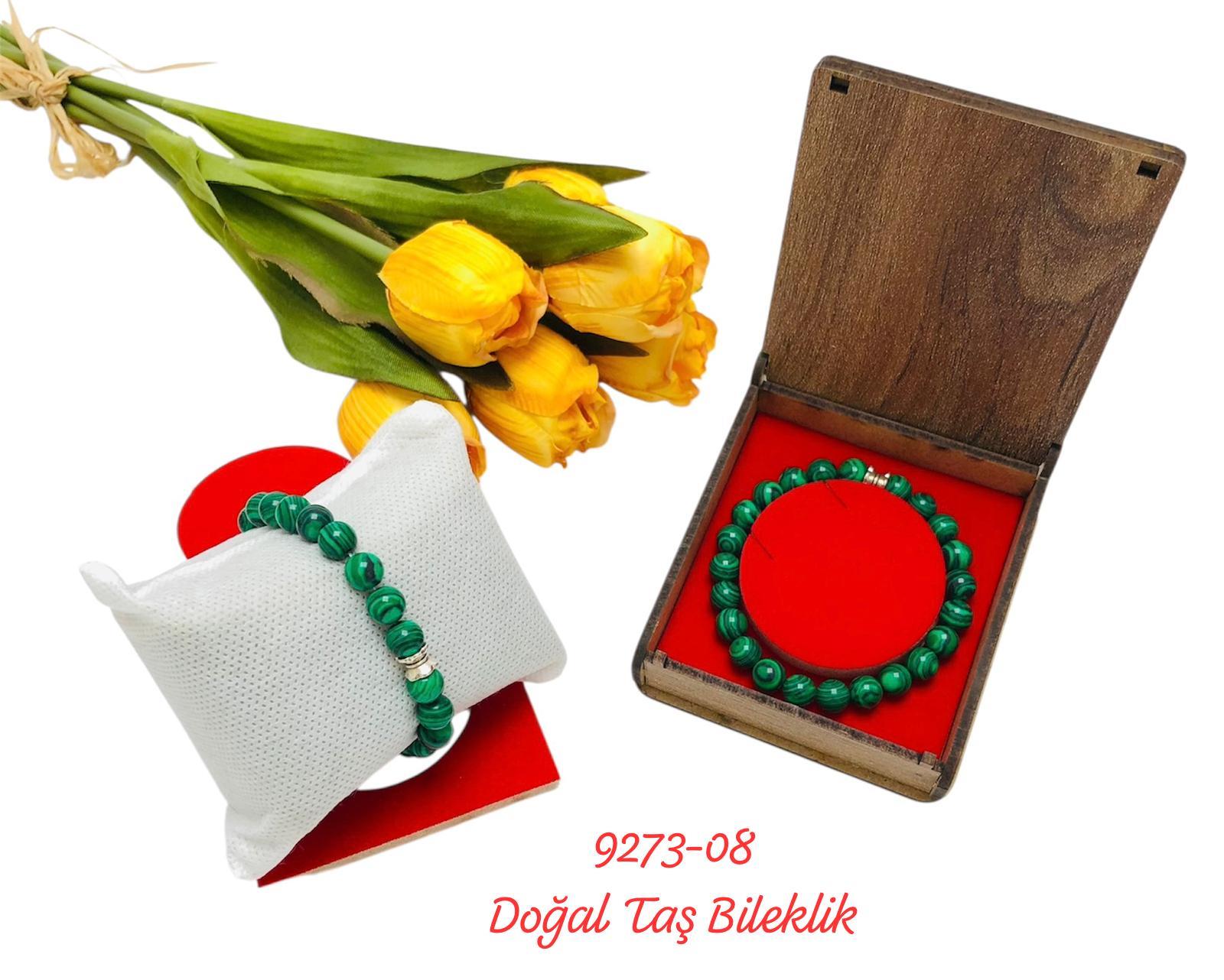 9273 Kutulu Doğal Taş Bileklik