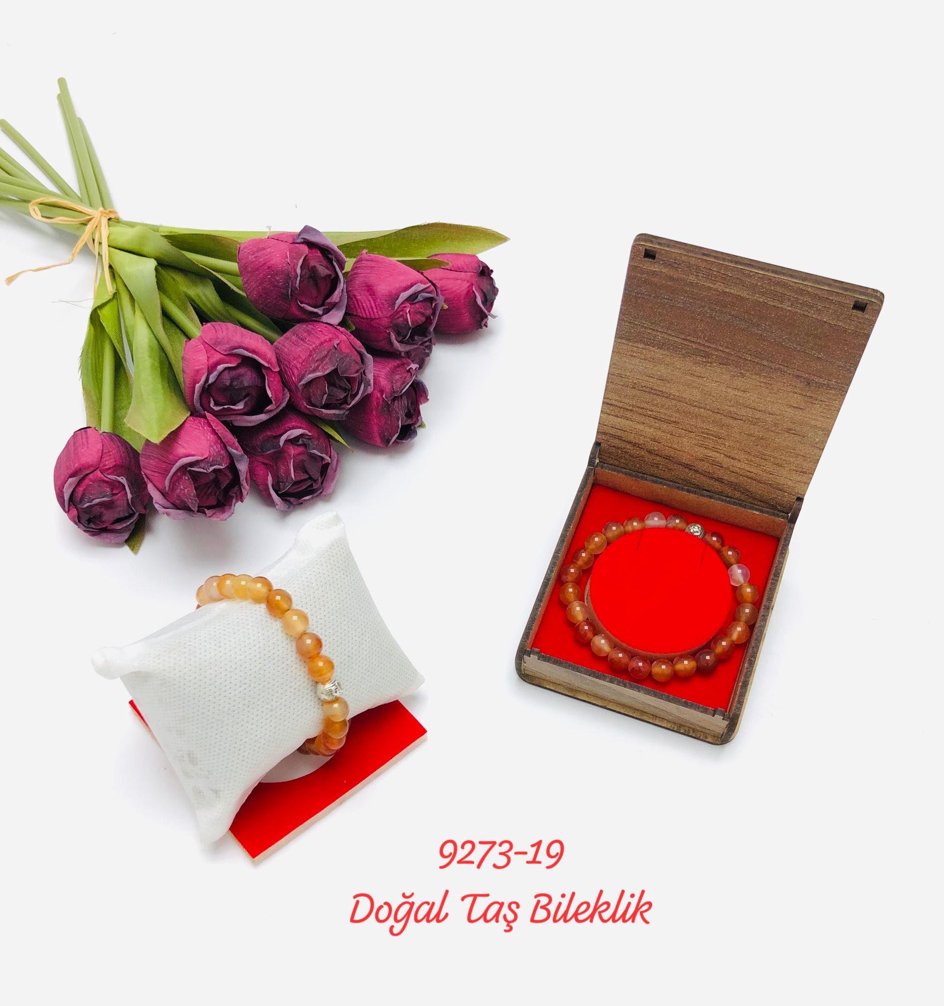 9273 Kutulu Doğal Taş Bileklik