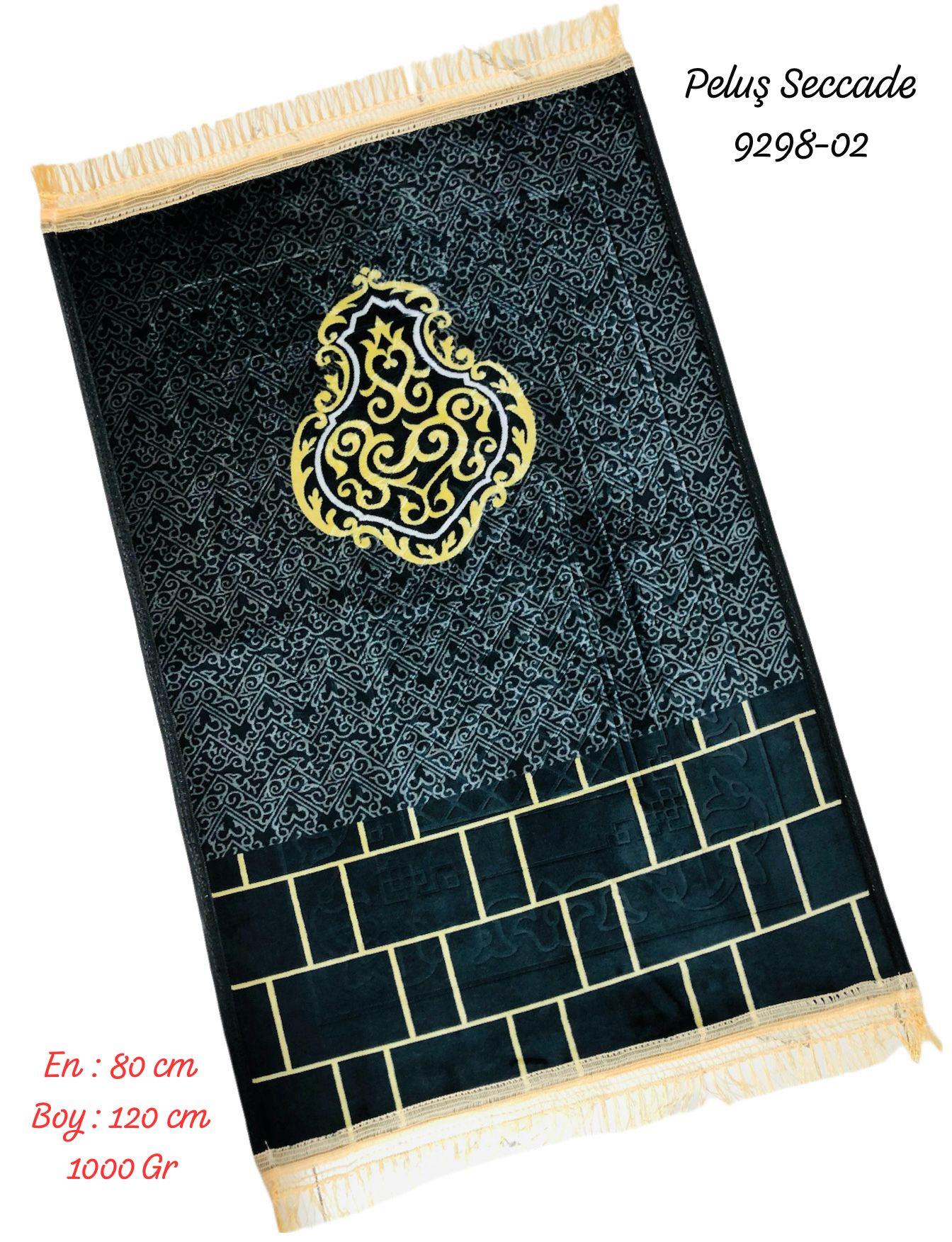 9298 Desenli Peluş Seccade Lüks