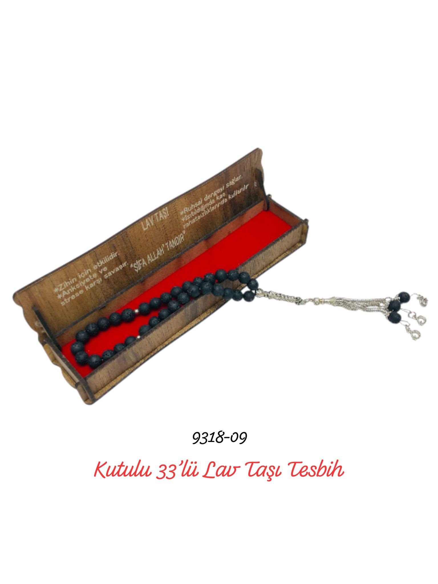 9318 Kutulu Lüks 33'lü Tesbih
