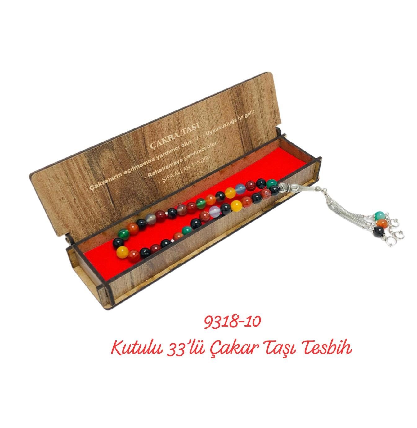 9318 Kutulu Lüks 33'lü Tesbih