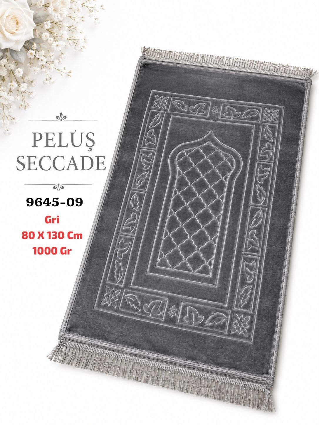 Düz Peluş Seccade
