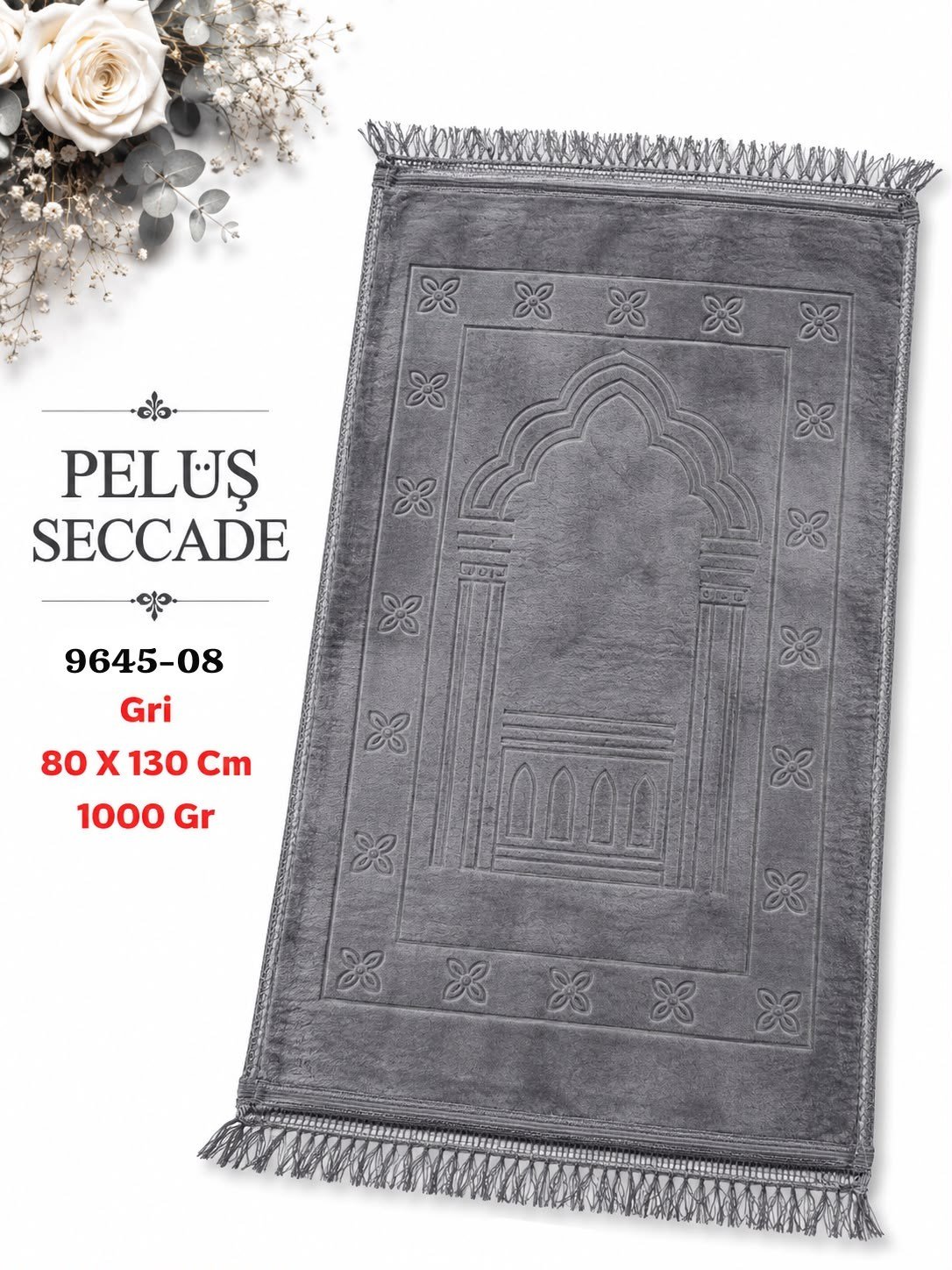 Düz Peluş Seccade