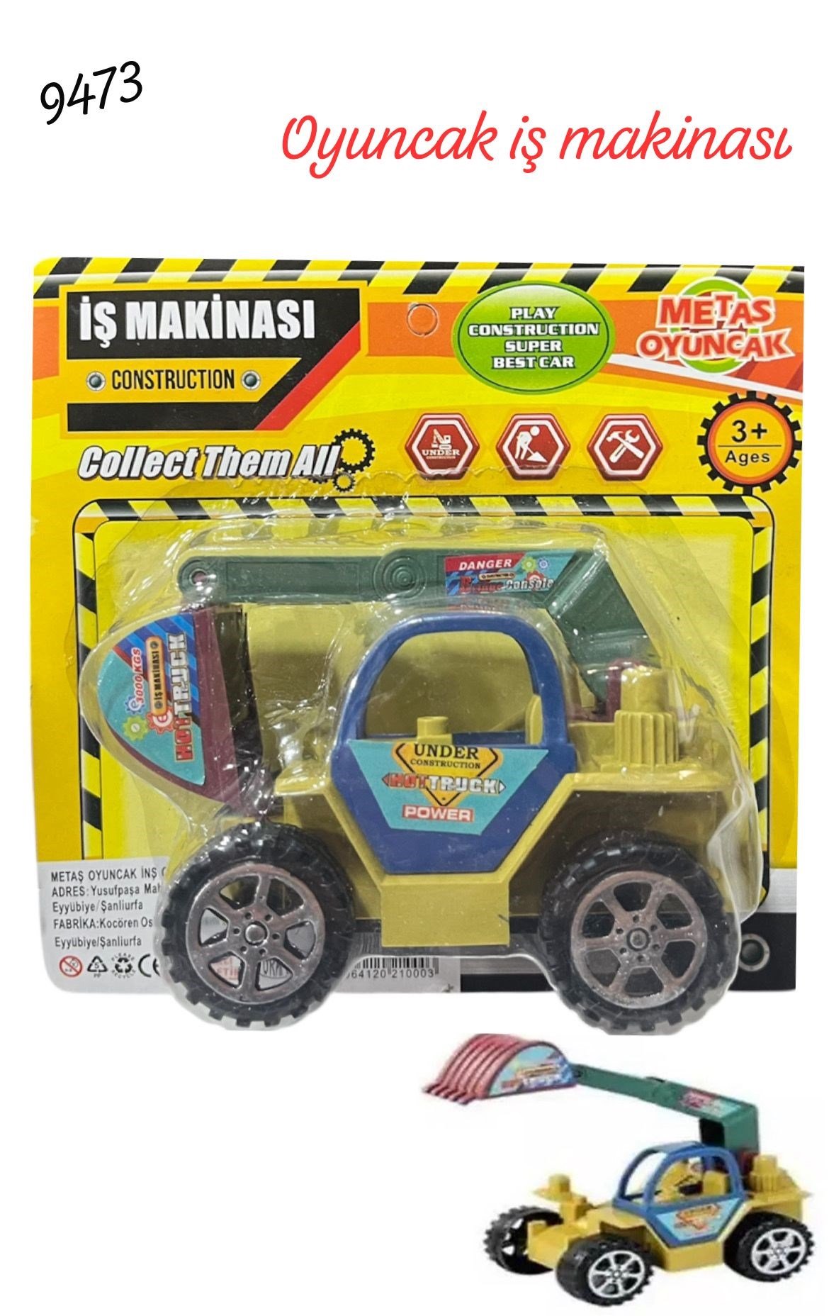 Oyuncak İş Makinası