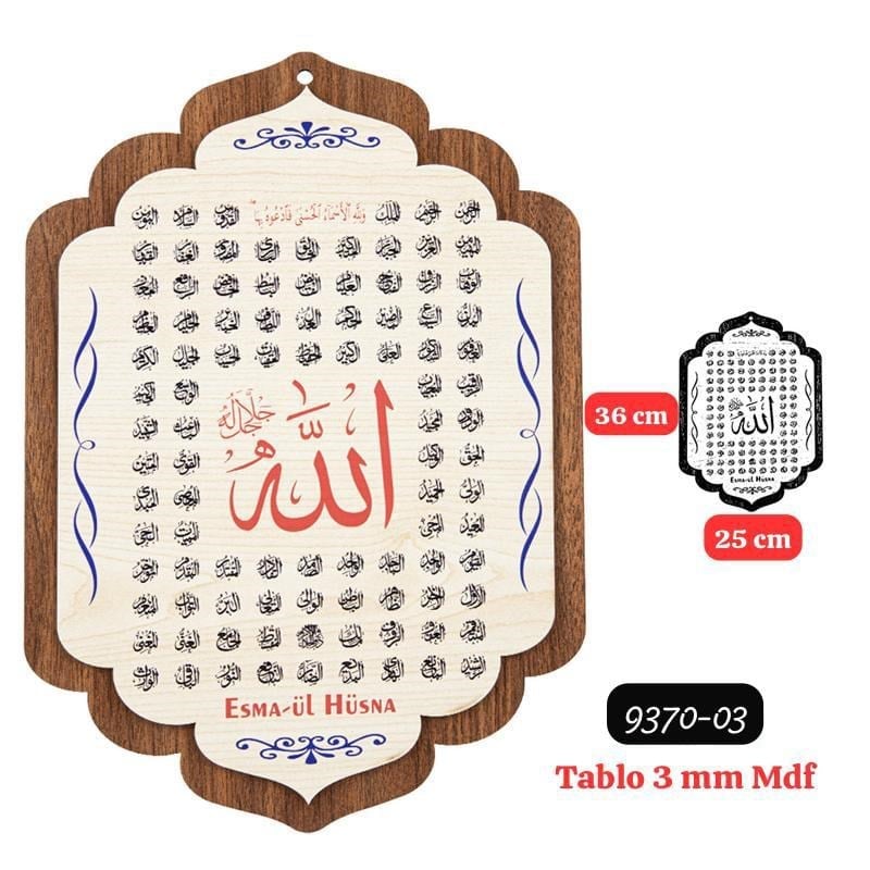 Tablo 3mm Mdf