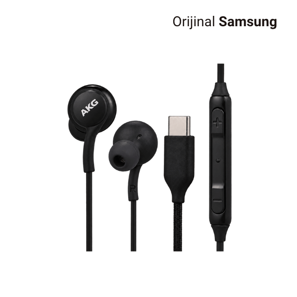 Samsung AKG Orijinal Type-C Kablolu Kulak İçi Mikrofonlu Kulaklık –  Siyah