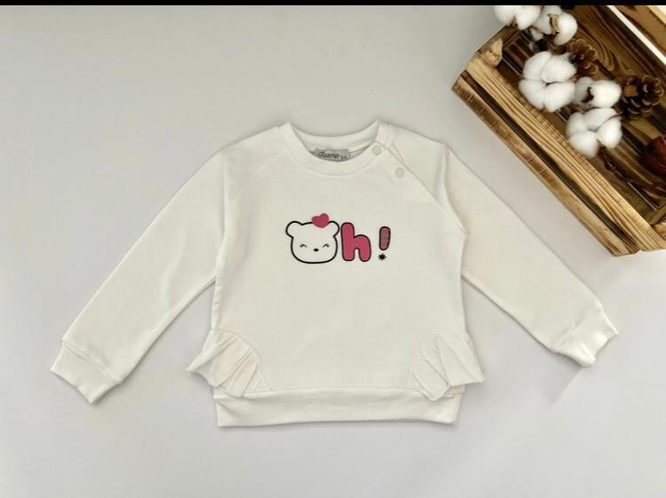 Ekru renkli Sweatshirt
