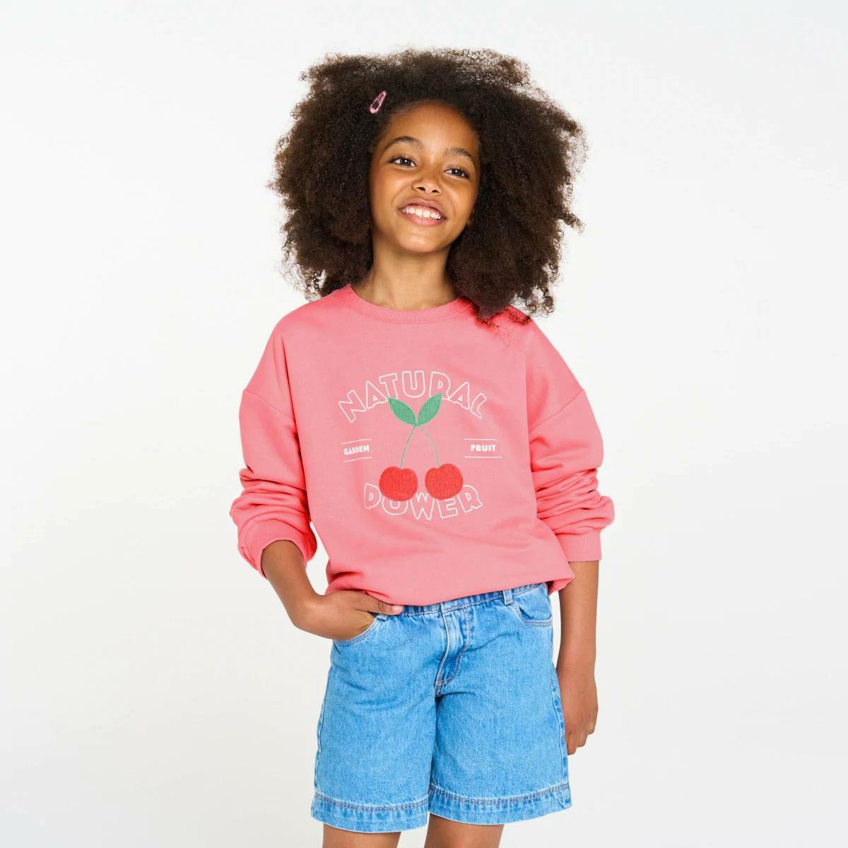Kiraz Baskılı Sweatshirt