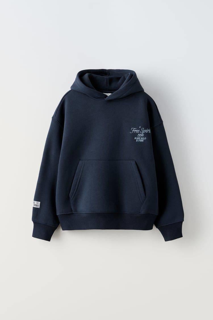 Lacivert Born Wild Sweatshirt