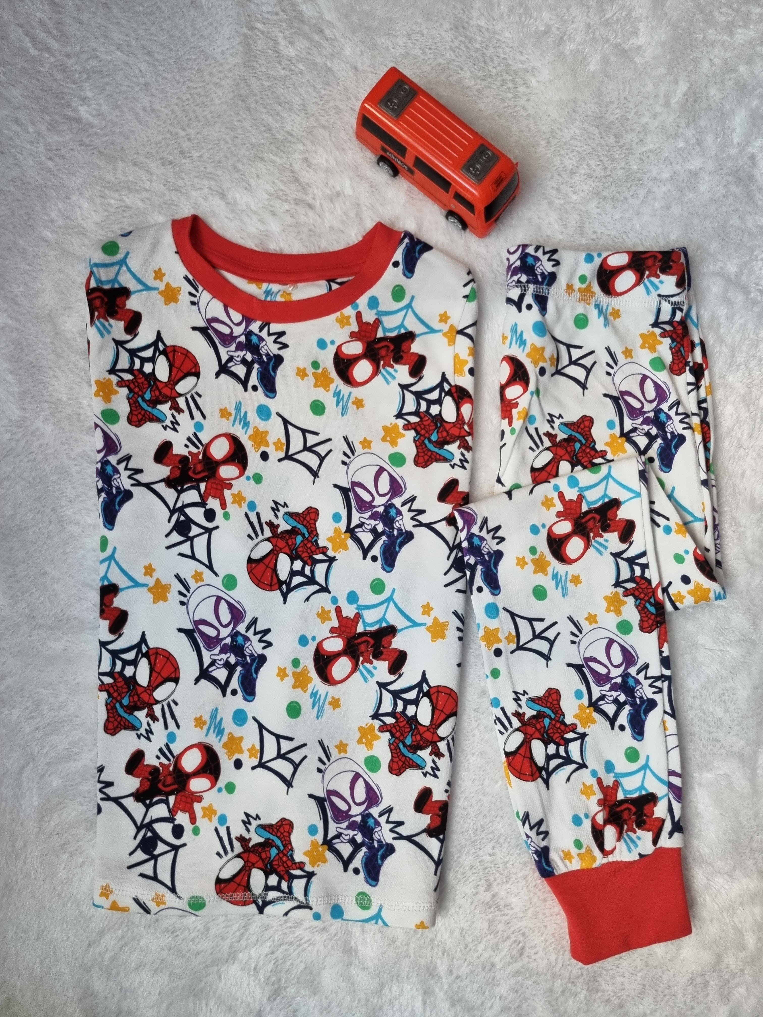 Spiderman Baskılı Pijama Takımı