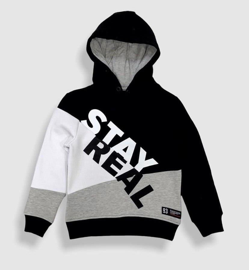 Stay Real Kapüşonlu Sweatshirt