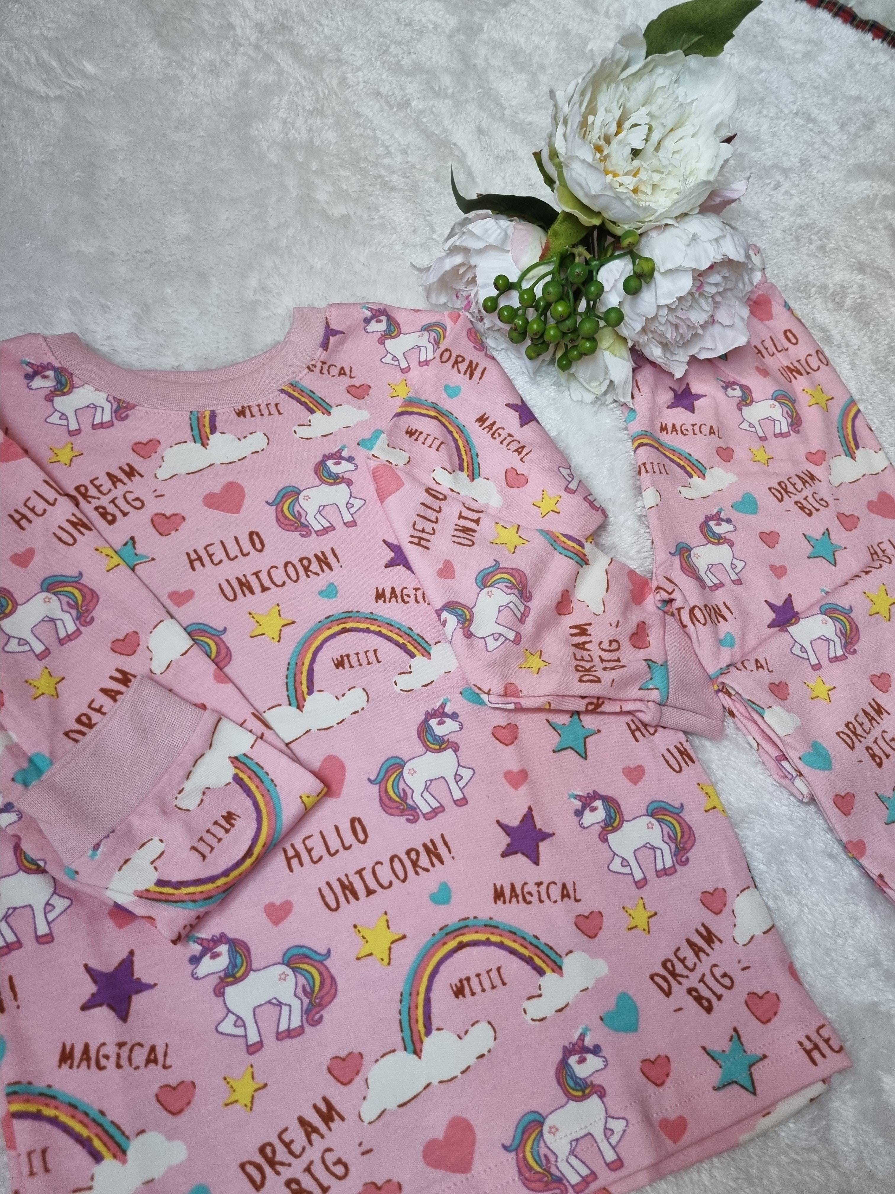 Unicorn Desenli Pijama Takımı 
