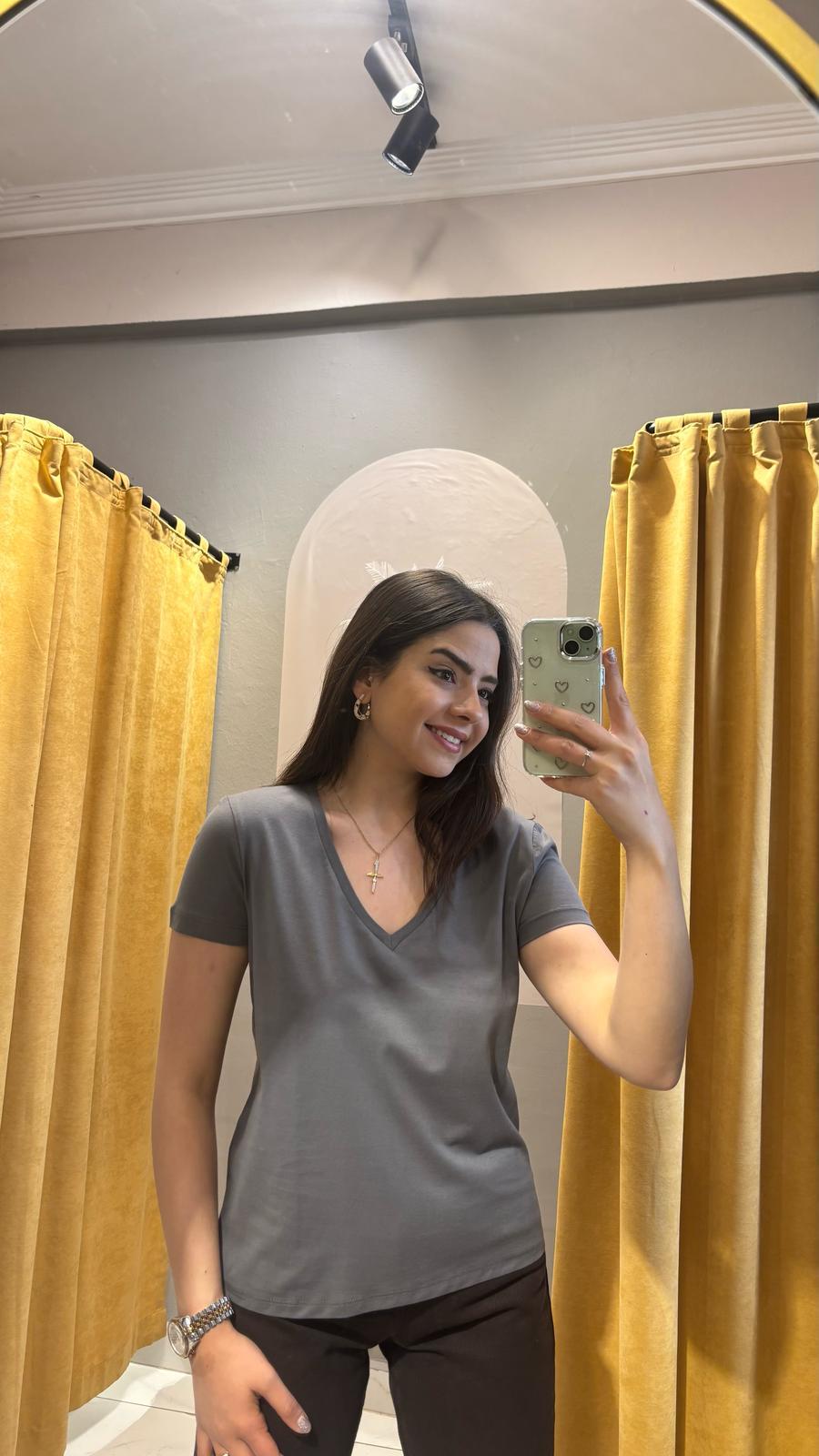 DLVN GRİ T-SHİRT