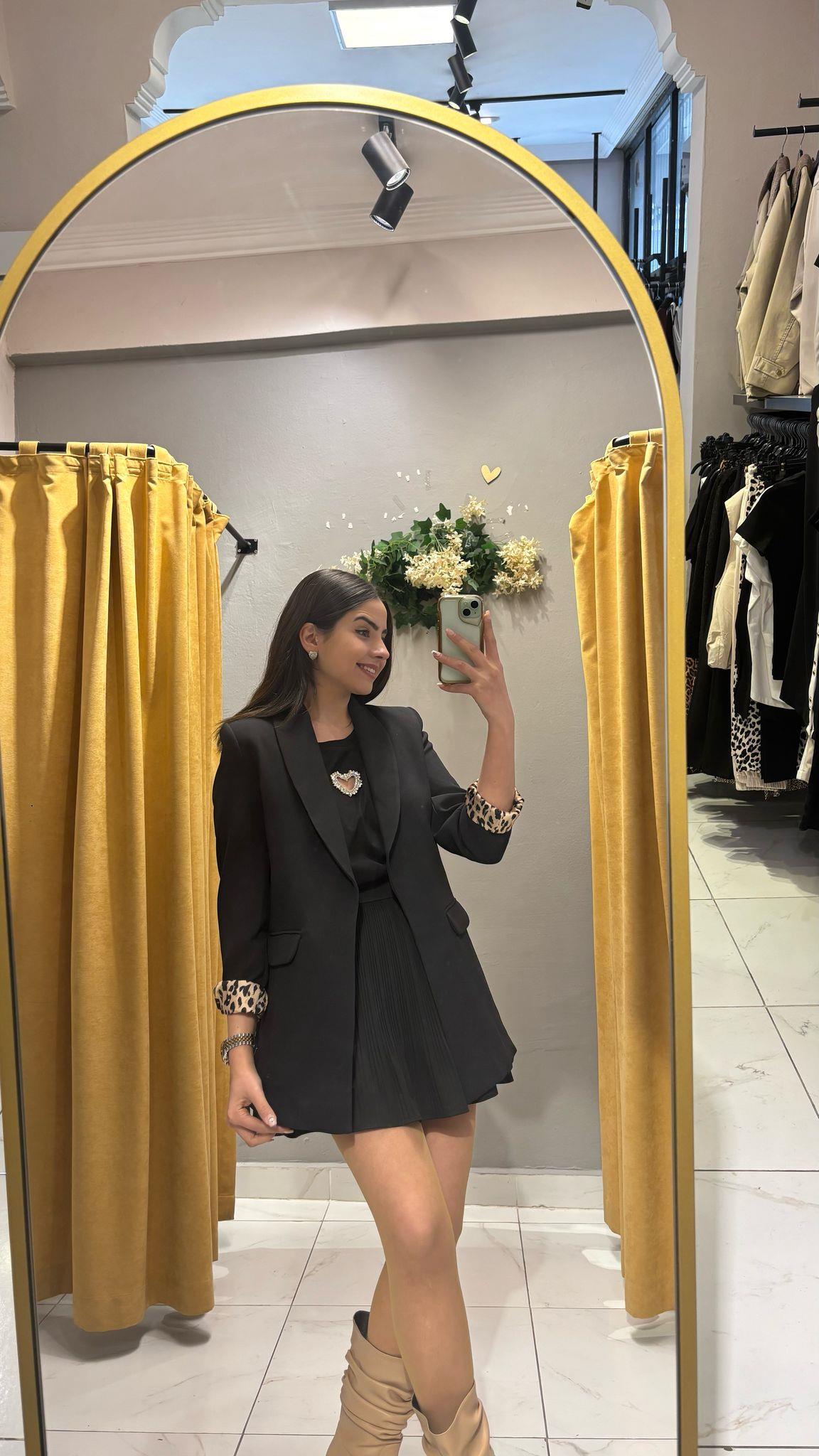 SİYAH BLAZER CEKET 