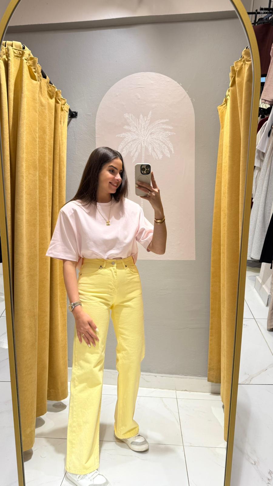 VATKALI PUDRA PEMBE T-SHİRT 