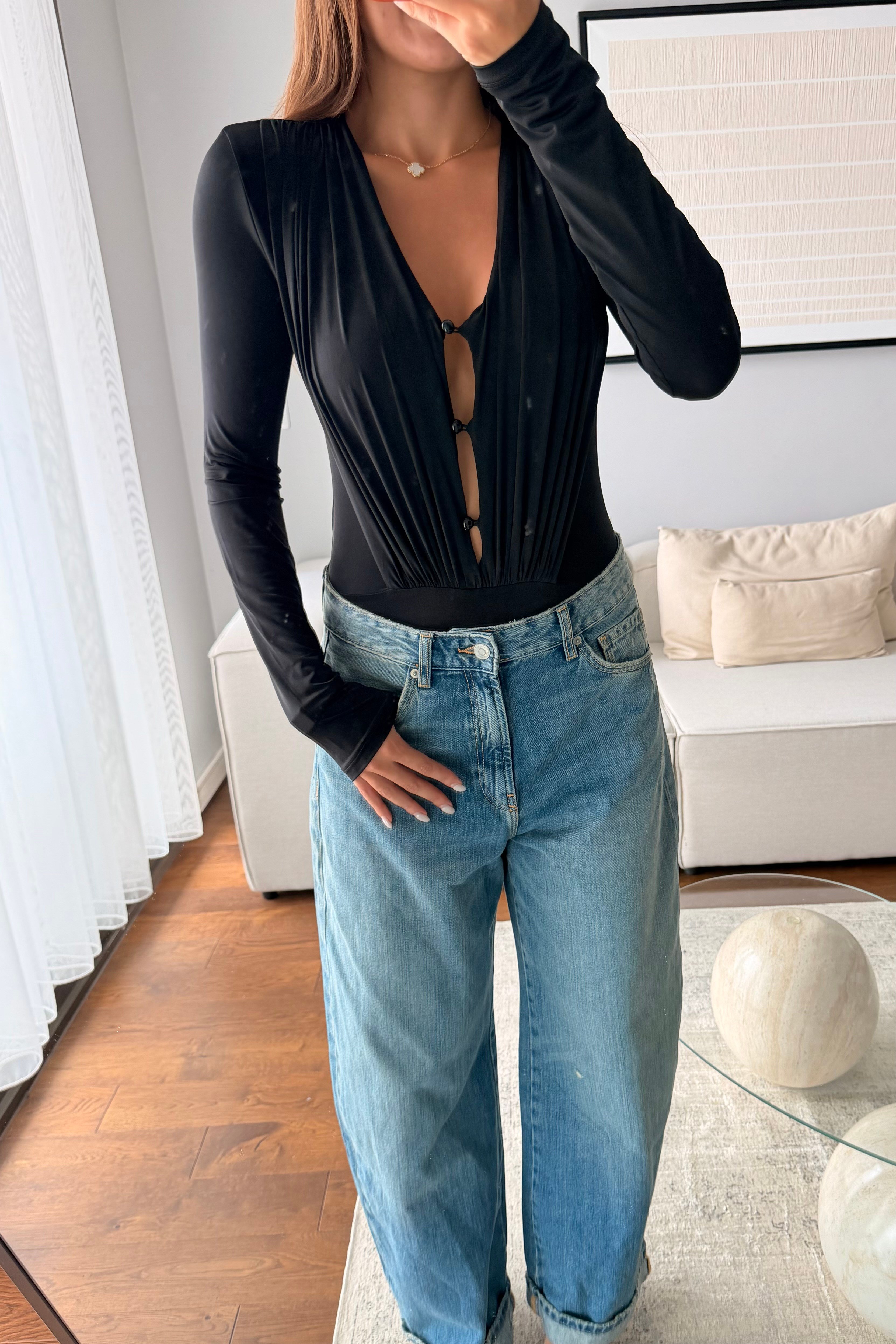 SYDNEY BODYSUİT-SİYAH